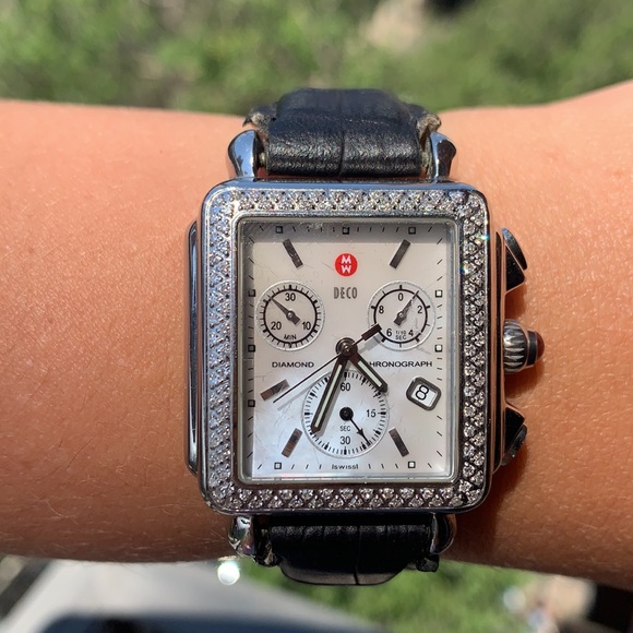 Michele Diamond Chronograph Watch - Picture 5 of 8